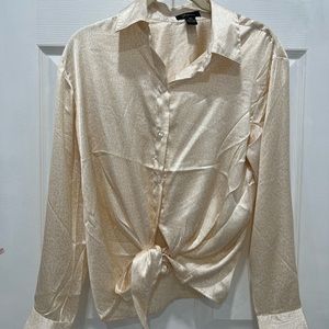 Cream dress shirt